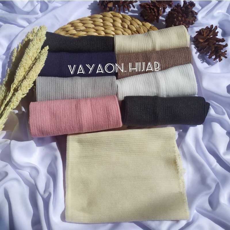 Bandana inner ciput rajut 4 &amp; 2 warna dalaman hijab Termurah vayaon hijab