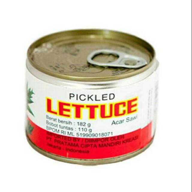 Acar kaleng lettuce tts