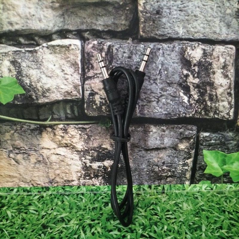 kabel aux hitam kabel audio mobil