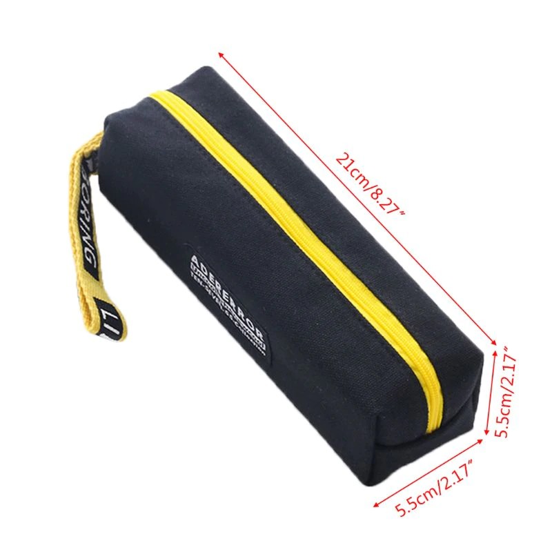 

Ongkir Gratis ya Creative Pencil Case Box Simple Design Style Zipper Pen Bag Holder School Supplies