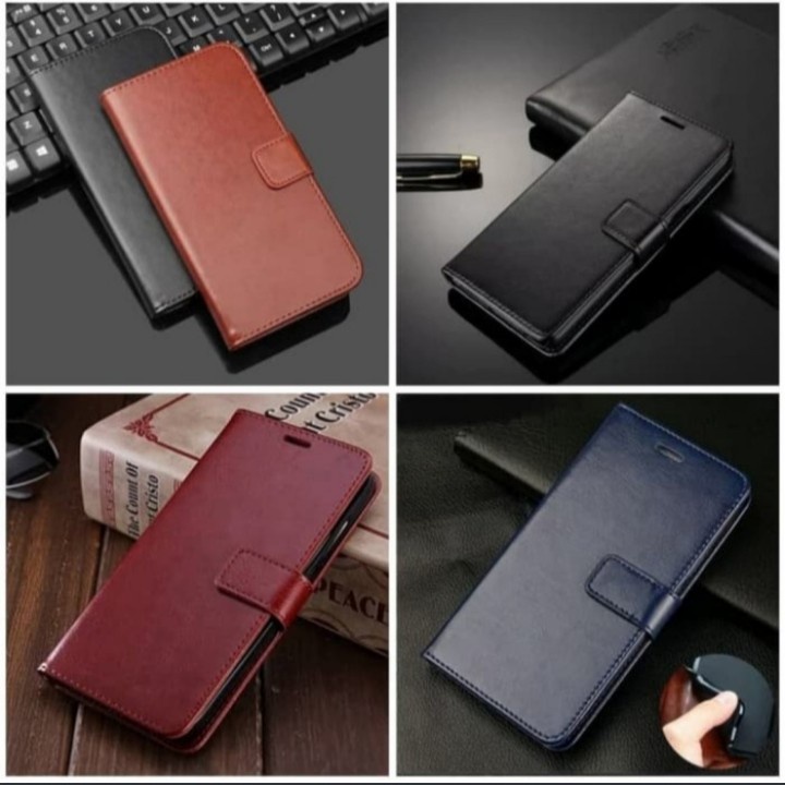 REALME C20 C11 2021 C21Y C21 C25S C25 CASE FLIP SOFTCASE LEATHER BOOK COVER KULIT KANCING STANDING CASE WALLET CASING