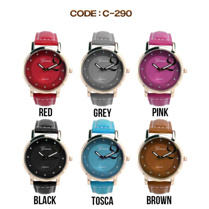 NEW Jam Tangan Wanita Mewah Analog Fashionable C-290