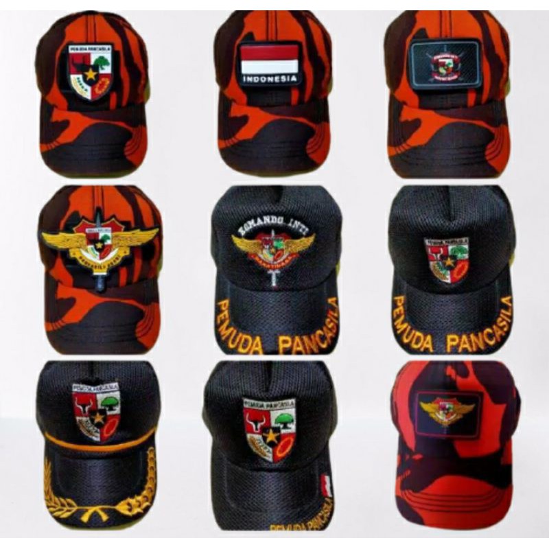 Topi Pemuda Pancasila topi pp  komando inti topi ormas pemuda Pancasila