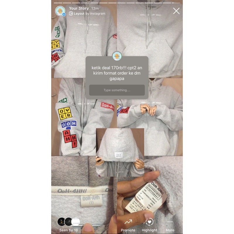 Booked hoodie Ooh ahh