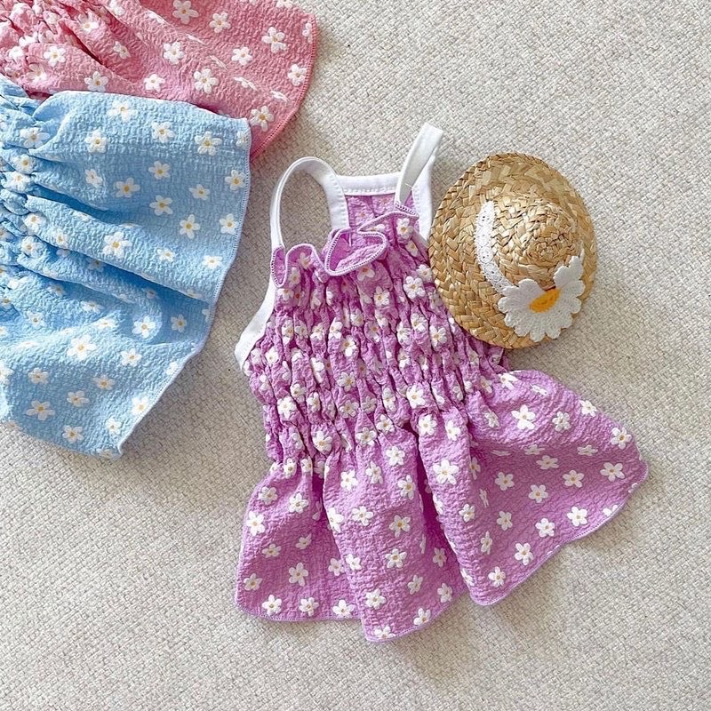 Chae rim flowery summer dress