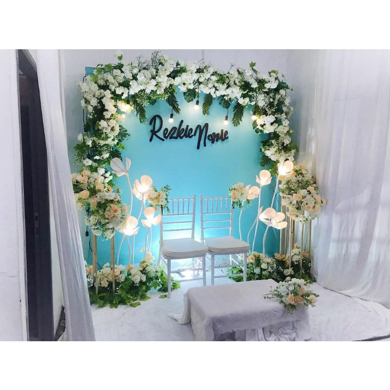 ( SEWA BACKDROP ) BACKDROP AKAD / BACKDROP MINIMALIS / ENGAGEMENT / TASYUKURAN