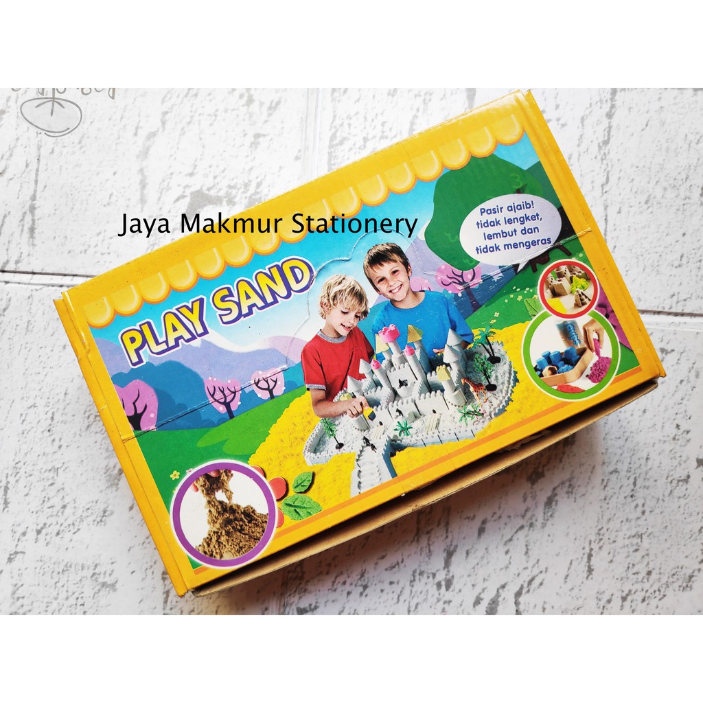 Mainan pasir play sand berwarna