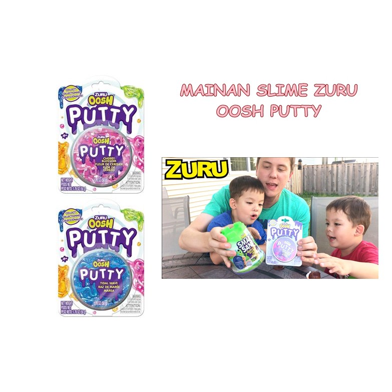 MAINAN SLIME ANAK ZURU OOSH PUTTY 50 GRAM