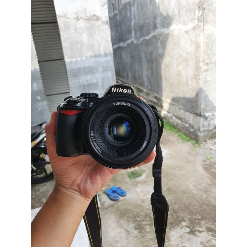 Nikon D3100 lensa fix 50mm