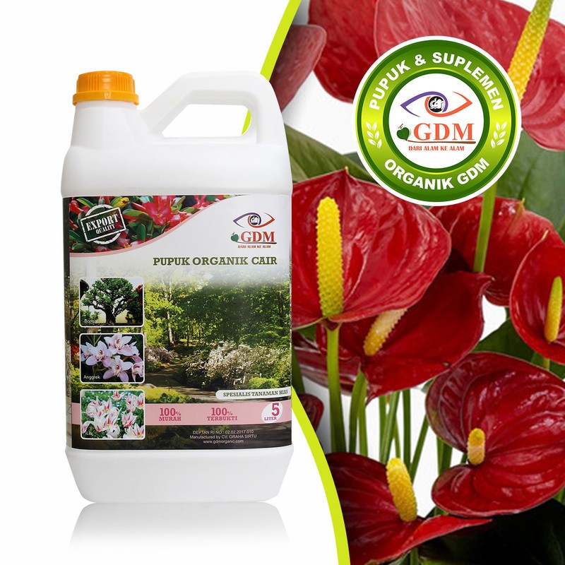 Pupuk Anthurium Organik Cair GDM 5Liter