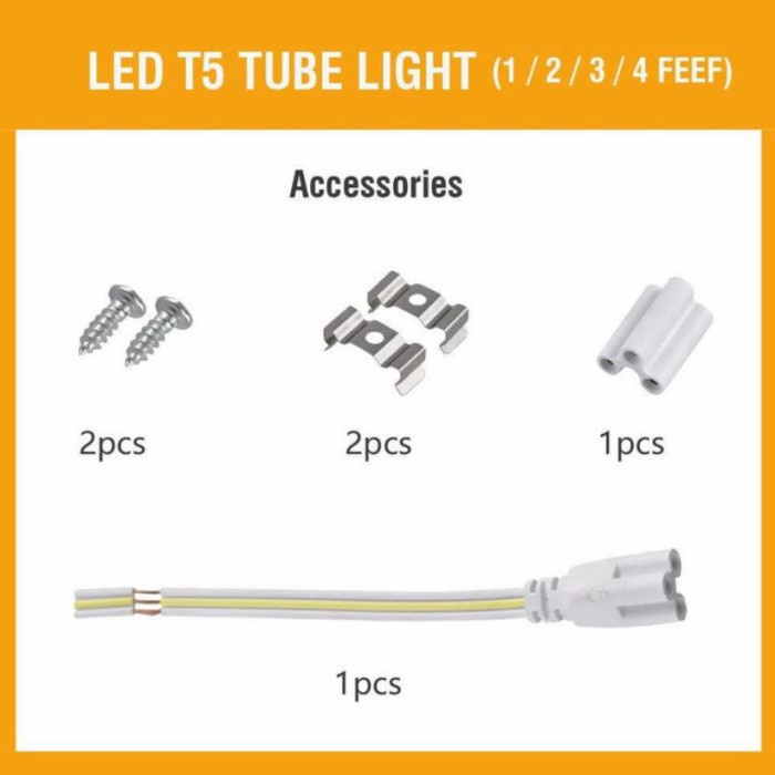 LAMPU T5 LED TUBE LIGHT TUBELIGHT 30CM 60CM 100CM 120CM 6W 10W 18W 20W