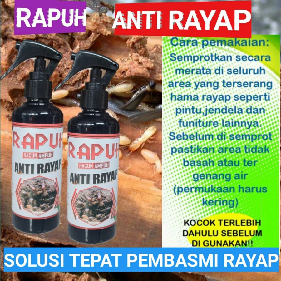 RACUN SEMPROT ANTI RAYAP AMPUH/ PEMBASMI RAYAP KAYU/ OBAT ANTI RAYAP SEMPROT/ PEMBASMI RAYAP ORIGINAL SAMPAI KE SARANGNYA