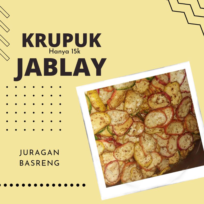 

krupuk seblak/krupuk jablay bantet pedas