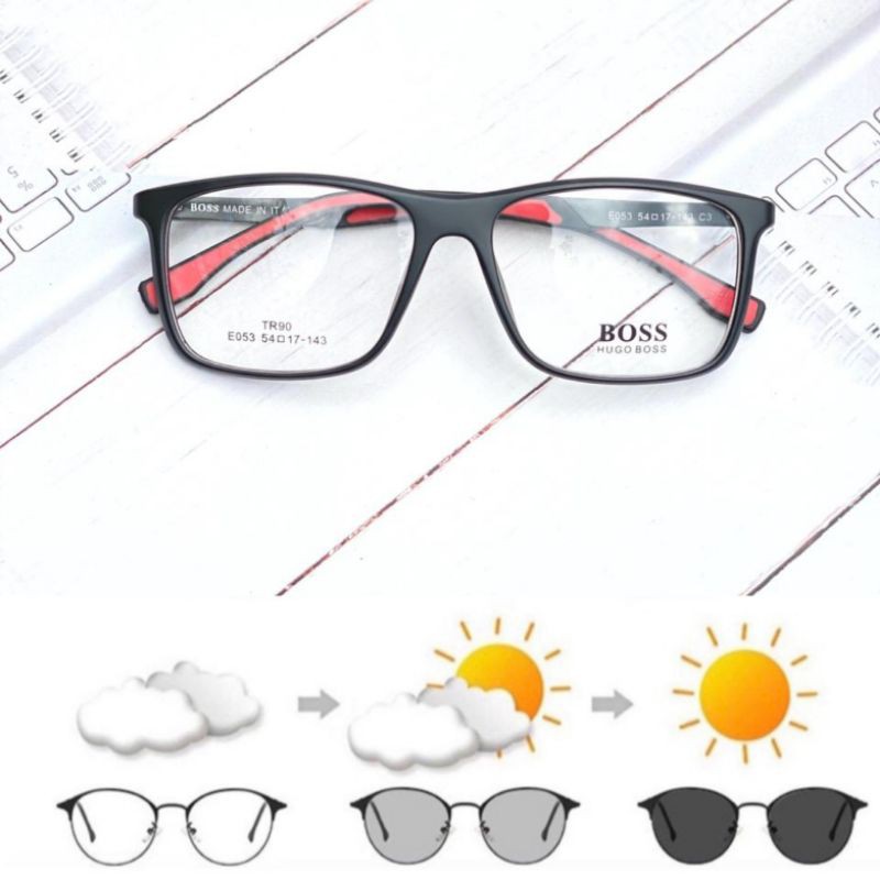 KACAMATA SPORT E053 PRIA GRATIS LENSA PHOTOCROMIC BISA MINUS