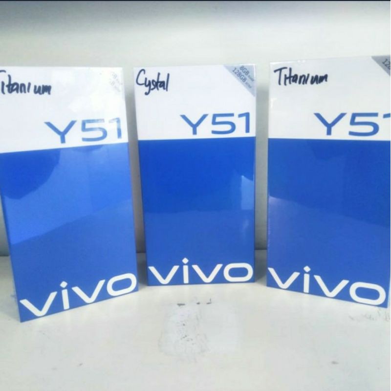 VIVO Y51 RAM 8/128 SNAPDRAGON 665 GARANSI RESMI