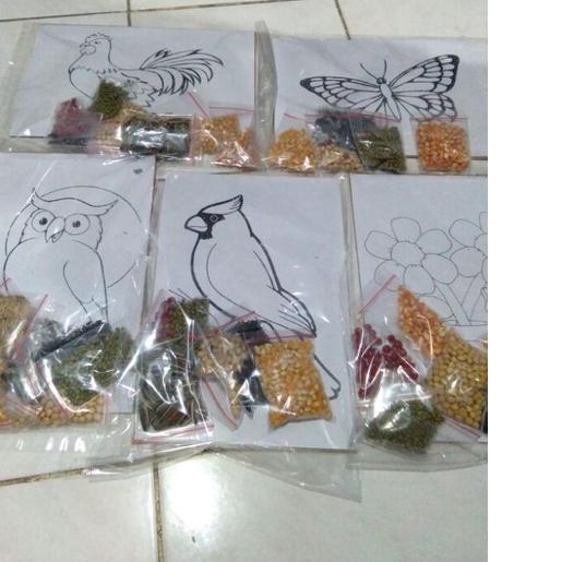 

☄️ kolase biji bijian tempel sendiri
