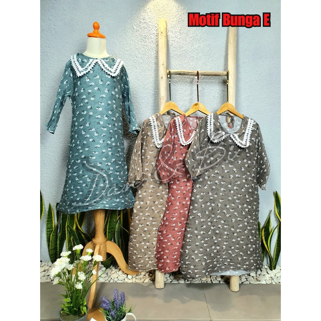 Dress Baju Turun Naik Anak / Baju Turun Naik Anak / Dress Baju Turun Naik Polkadot Anak / Baju Turun