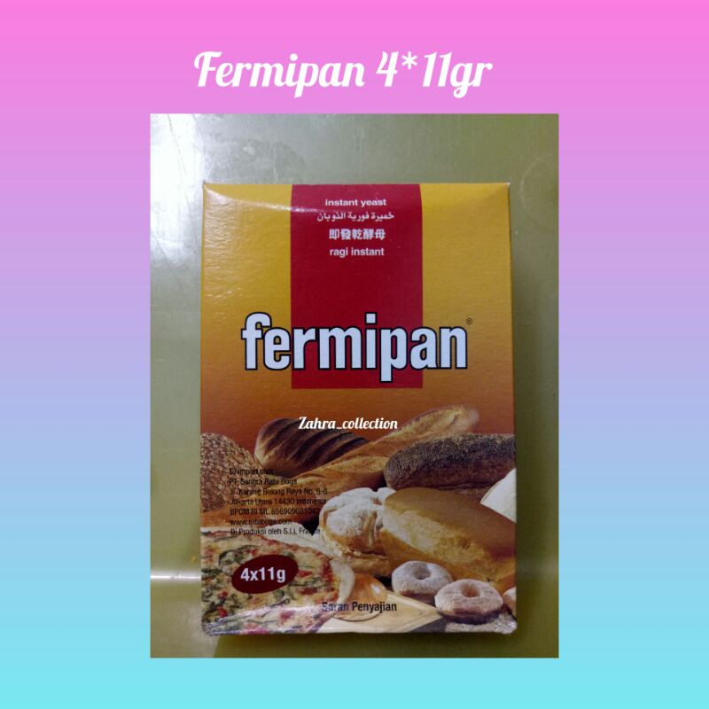 

Fermipan pengembang kue 4 x 11 gr