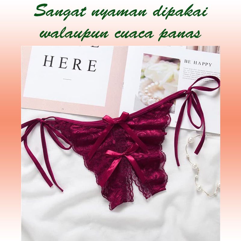 G String JUMBO SEXY M, L, XL, XXL Belah Tengah Sexy / G String Sexy / Bisa COD / Lingerie Seksi Jumb