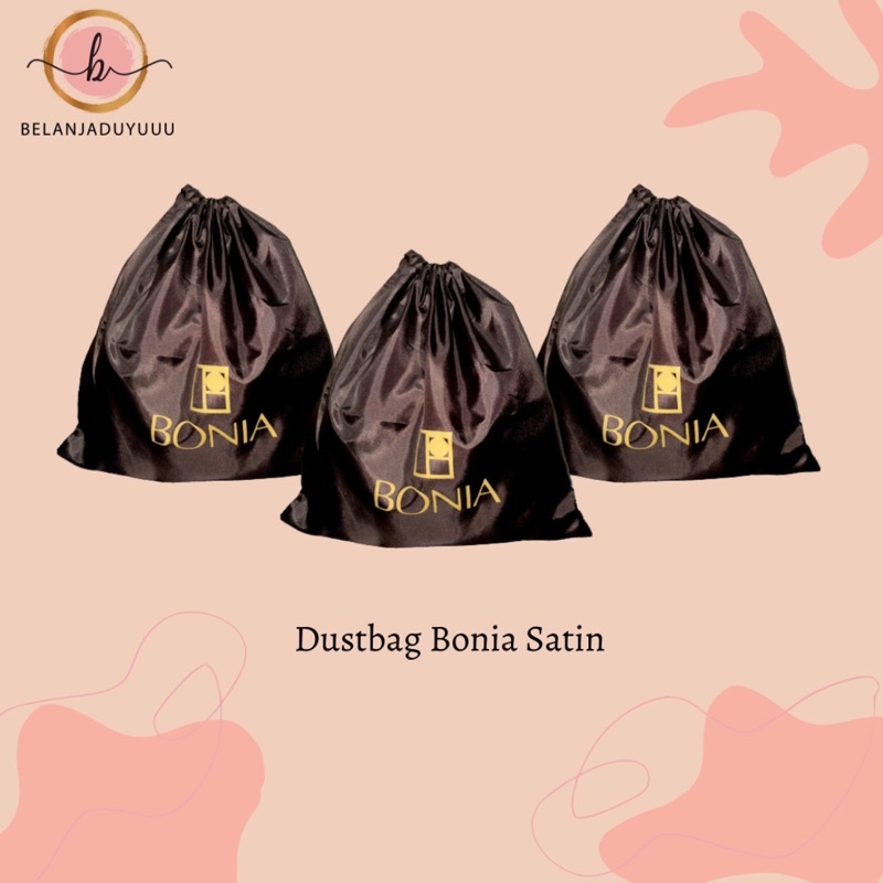 BONIA SATIN Dustbag Pengganti Sarung Tas Pelindung Debu Dust Bag DB Branded