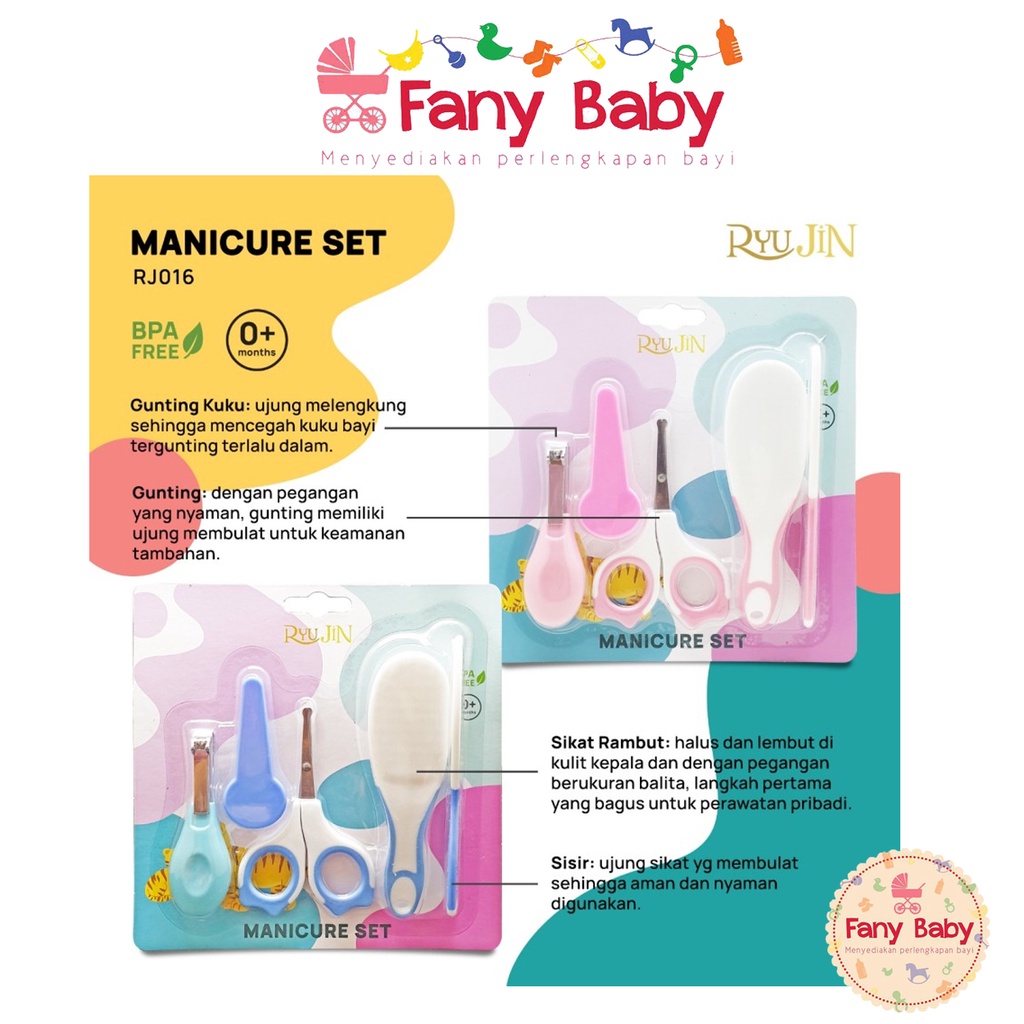 RYU JIN BABY MANICURE SET RJ-016