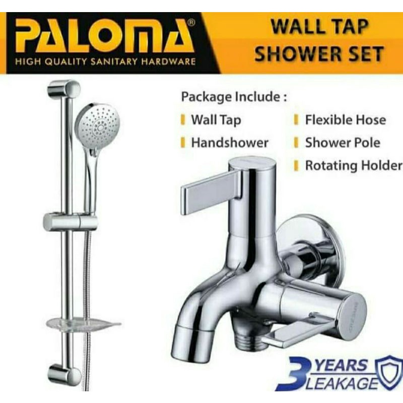 PAKET KERAN BREZIO SHOWER PALOMA KRAN AIR DINGIN TEMBOK KAMAR MANDI