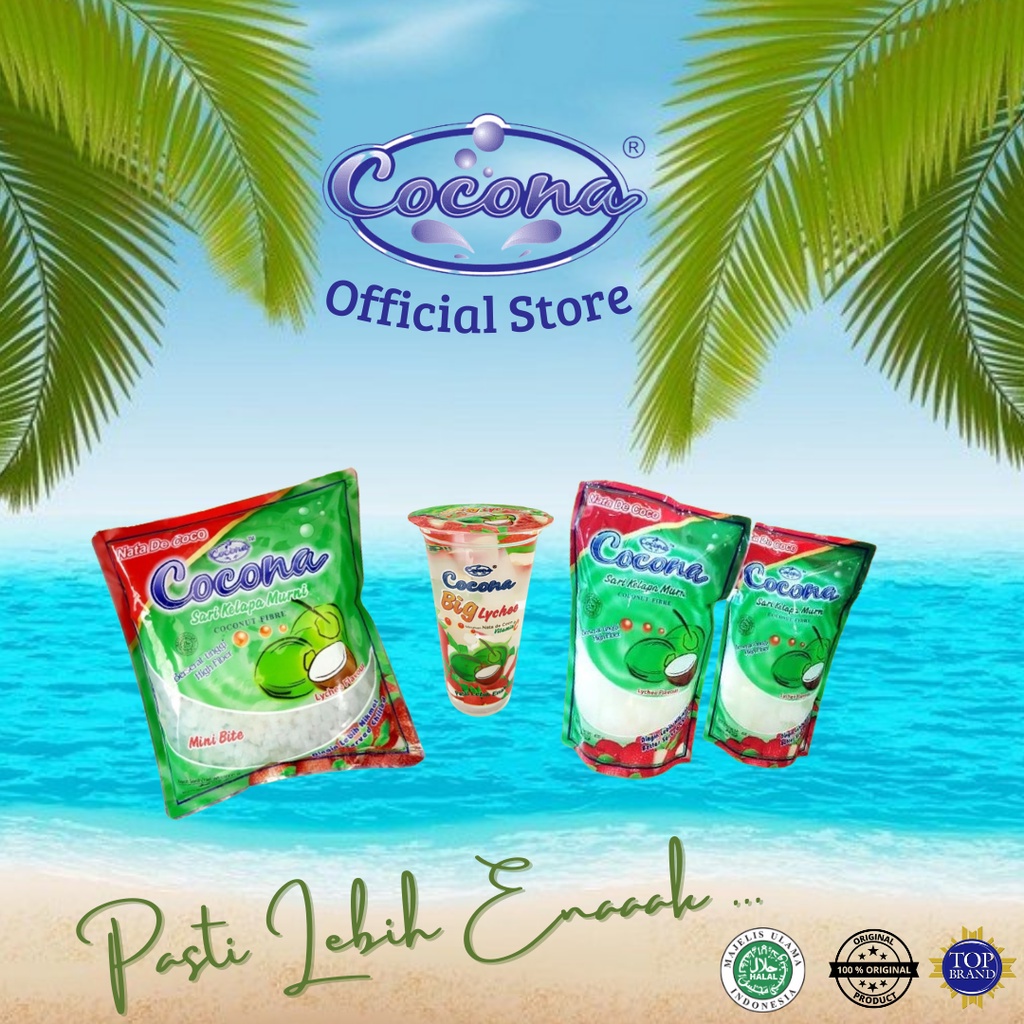 

COCONA PAKET HEMAT (MB+CPO+CUP BIG LYCHEE)