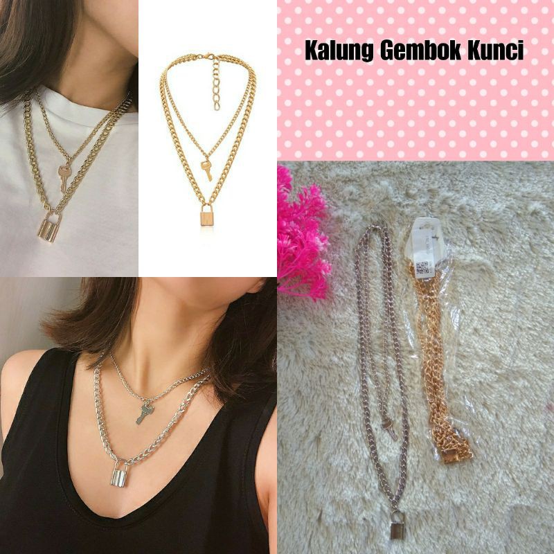 Kalung gembok kunci