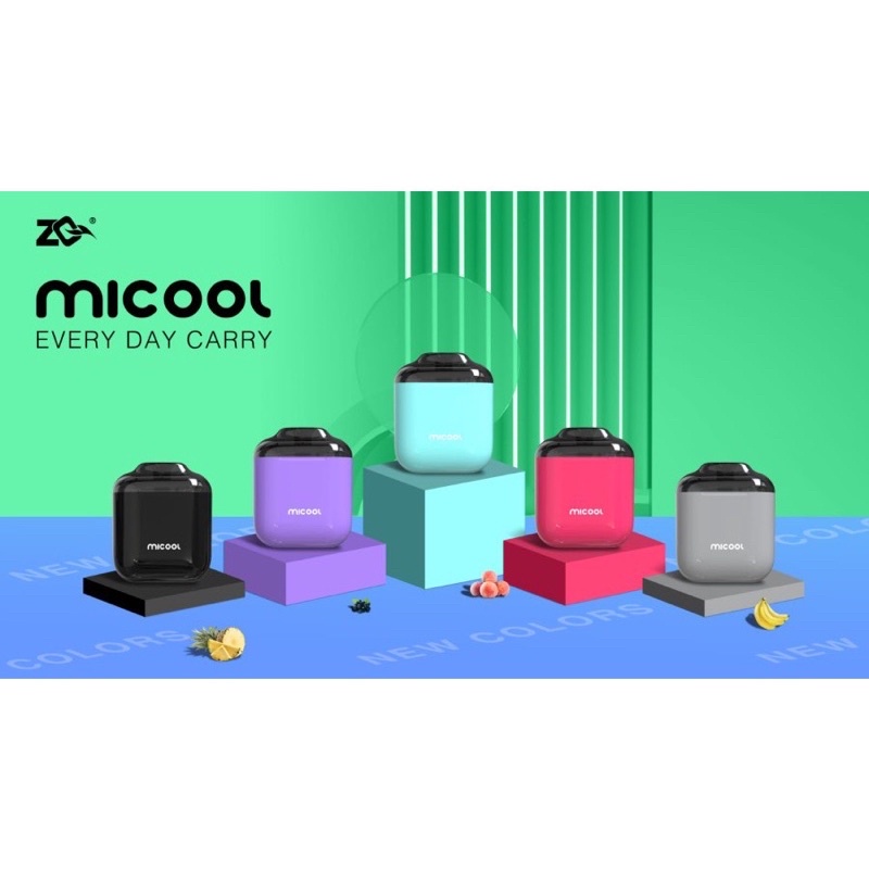 TERBARU VAPOOR ZQ MICOOL 500mAh ORIGINAL FULL SET