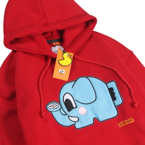 Jaket Sweater Hoodie PNT ELEPHANT – Red Edition Fashion Trendy Casual Pria Good Brand Quality Stylish