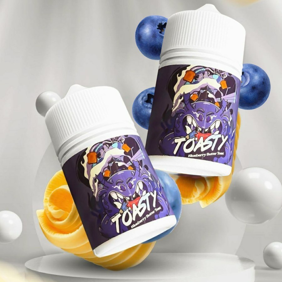 NOW READY TOASTY BLUEBERRY BUTTER TOAST 60ML 3&amp;6MG - AUTHENTIC