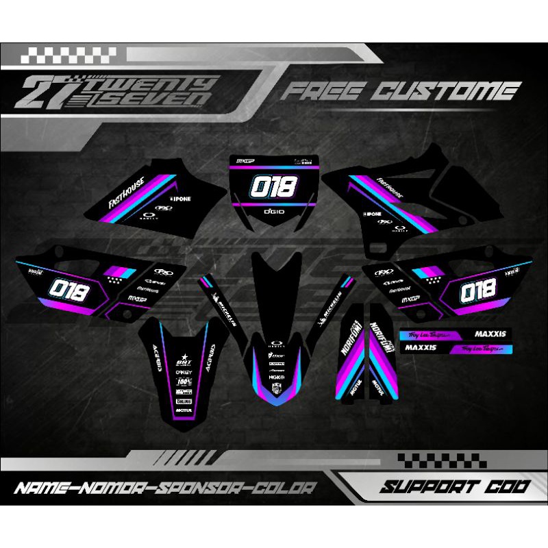 DECAL YZ 85 NEW BEBEK STANDAR DECAL STIKER YZ 85 DECAL STICKER YZ 85 NEW