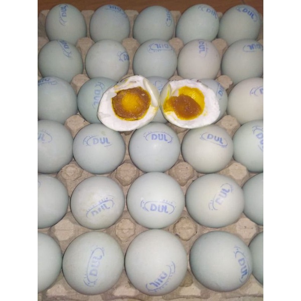 

salted egg cap Dul berminyak (telur asin)