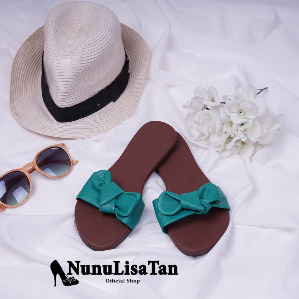 NunuLisaTan Murah Sendal Wanita Sandal RIBBON