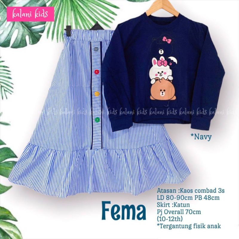 FEMA SET BY KALANI KIDS