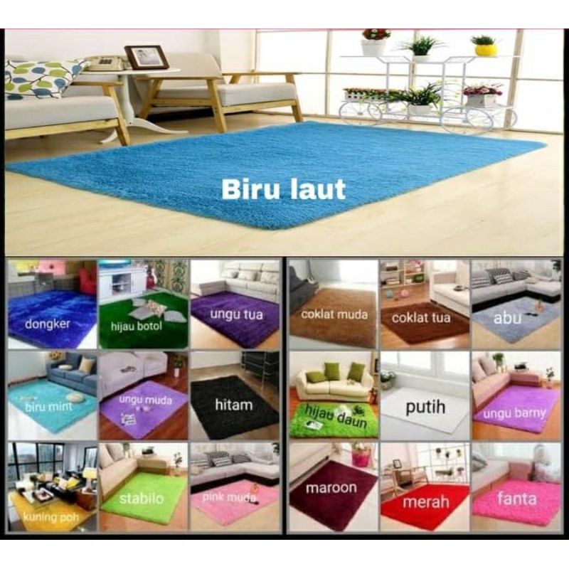 Karpet dan Bantal Bulu