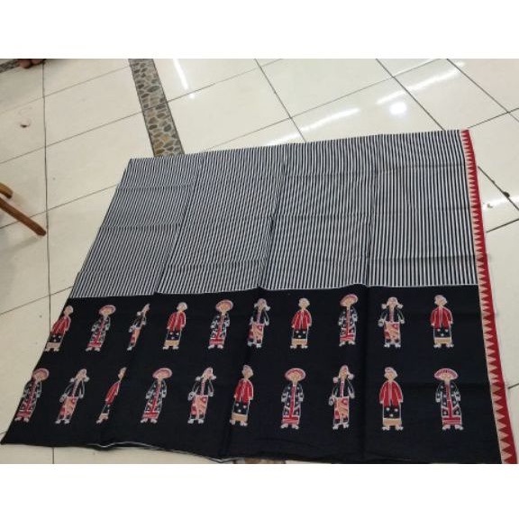 kain batik mbok jamu bu tejo kombinasi lurik