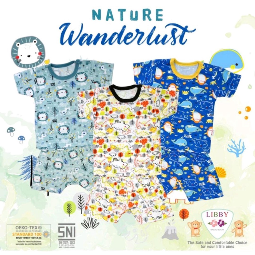 LIBBY BAJU ATASAN DAN SETELAN ANAK NATURE WONDERLUST / SETELAN BAYI