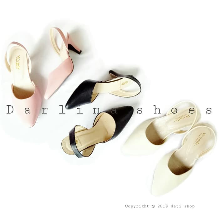 BB -High Heels Zara Replika - Hitam