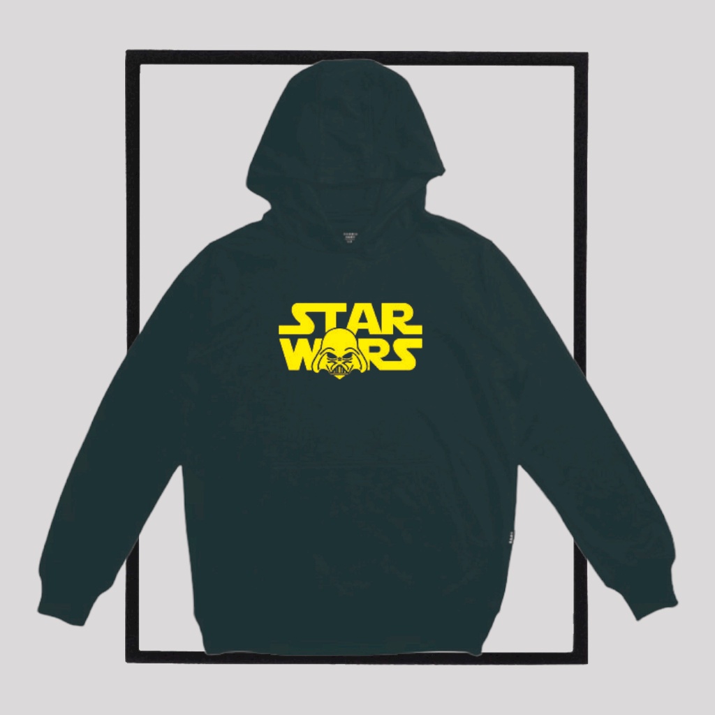 HOODIE H&amp;M STARWARS HITAM UNISEX