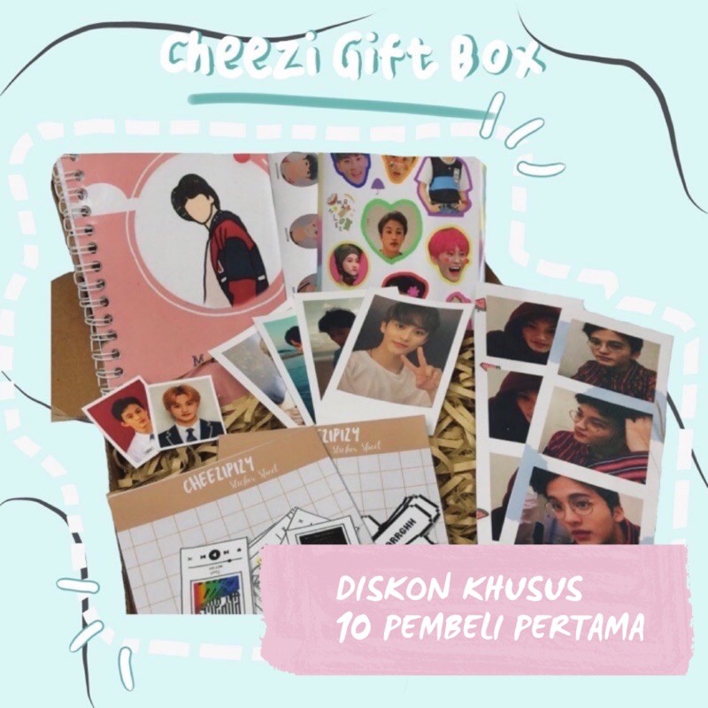 CHEEZI GIFT BOX KPOP NCT,  BTS, EXO,  STRAY KIDS, TREASURE, SEVENTEEN, dll| GIFT BOX HAMPERS