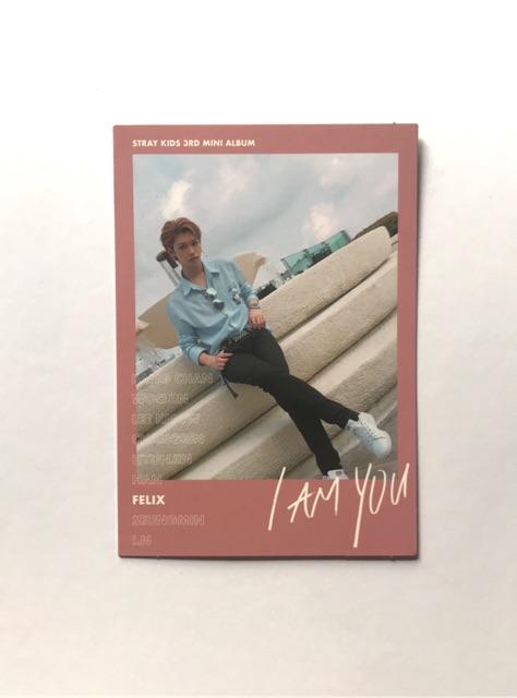 FELIX STRAY KIDS PHOTOCARD