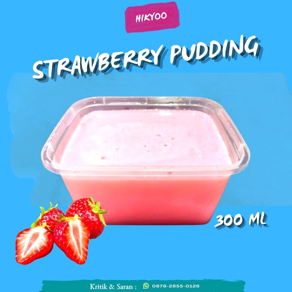 Jual Hikyoo Strawberry Pudding 300g Shopee Indonesia 8358