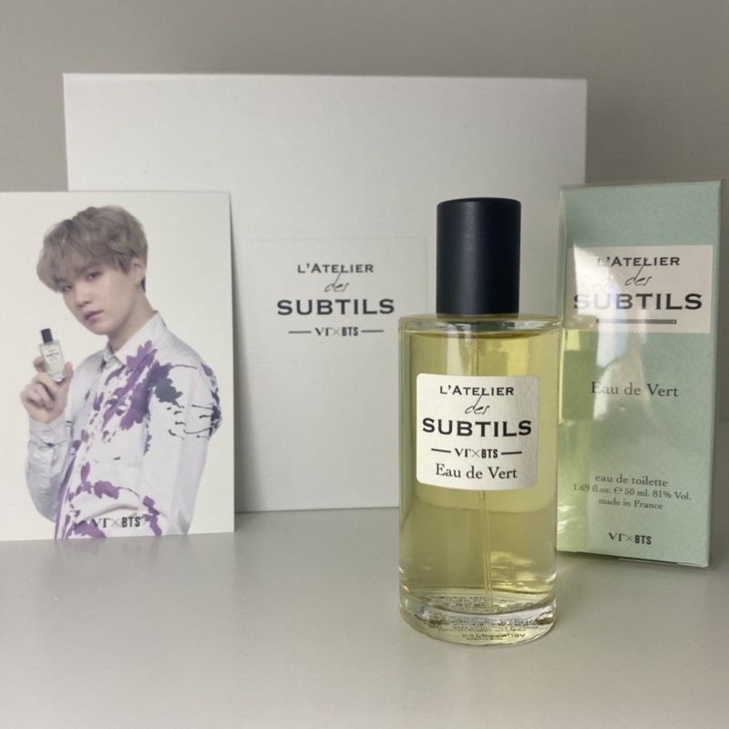 PARFUM SUGA BTS (Share In Jar) VT x BTS L'atelier des Substils Eau de Vert Perfume