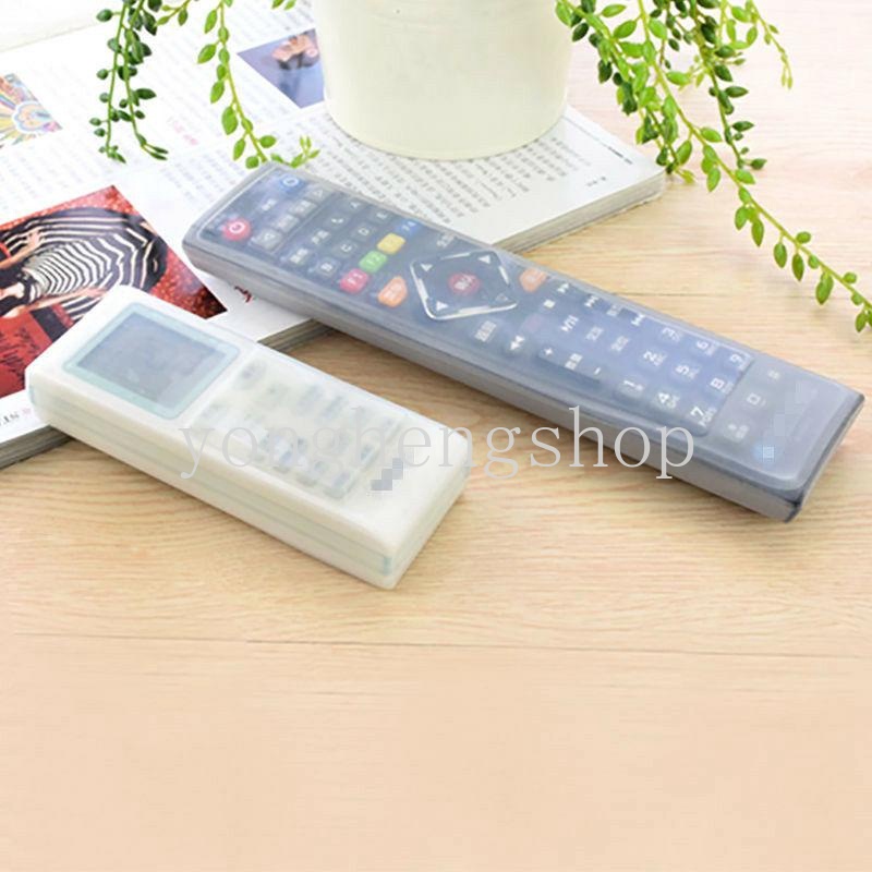 Case Pelindung Remote Control TV Bahan Silikon Tahan Air Dan Debu Warna Transparan