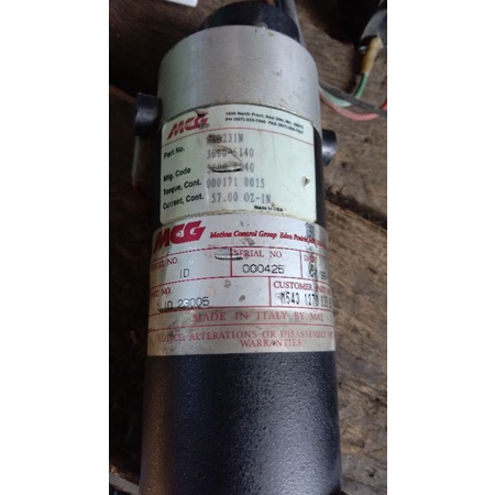 Dc Servo motor 24V 2500Rpm