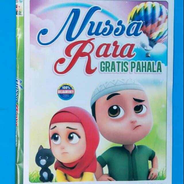 DVD Anak Film Animasi Islami  NUSSA RARA HD 4 DISK 