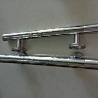 SET 4PCS Pull handle  pintu  suling ukir  stainless ARS 884 