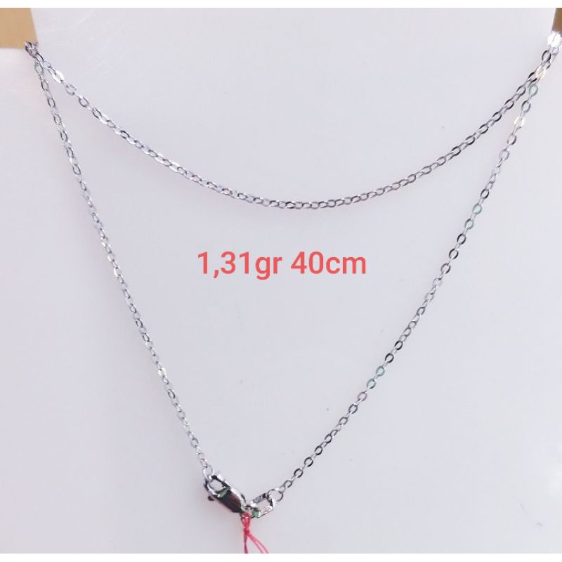 Kalung wanita nori emas putih 750