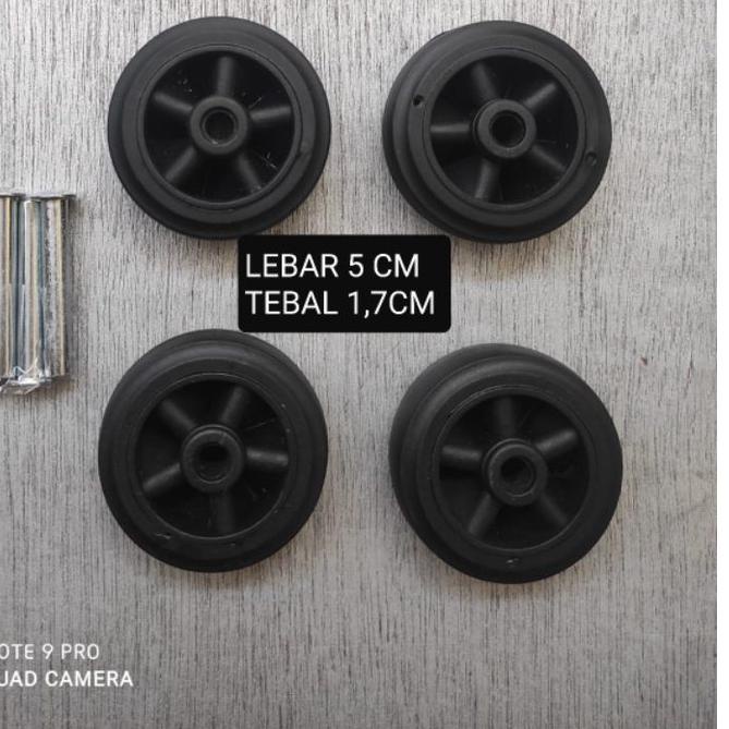 ✷ Kepingan Roda Koper, SPAREPART KOPER, RODA KOPER, RODA PUTAR KOPER, 1SET ISI 4PCS INCLUDE AS RODA 